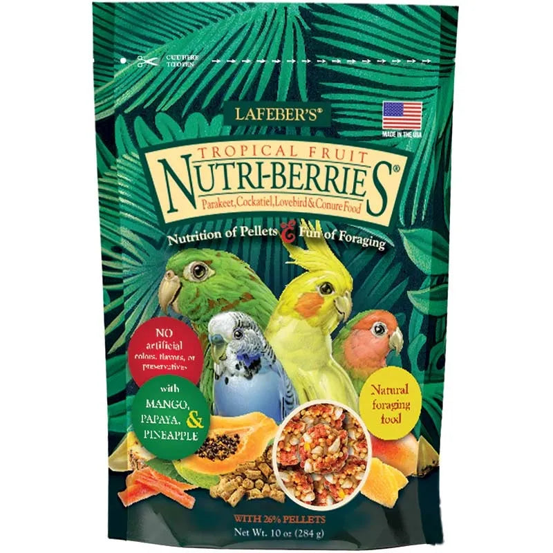 Lafeber Nutri-Berries Tropical Fruit - Cockatiel 284 gram